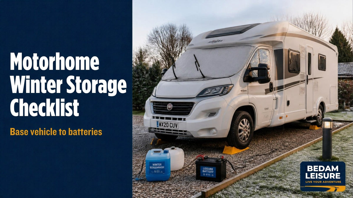 Preparing a motorhome for winter storage - the complete checklist from Bedam Leisure