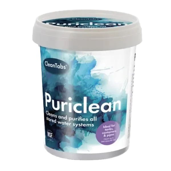 Clean Tabs 400g Puriclean Water System Cleaner & Steriliser Powder (Box Qty: 6)