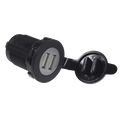 W4 Double USB Charging Point - Anthracite