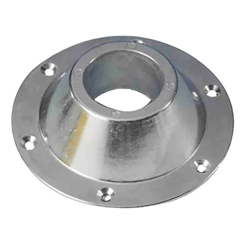 Fawo Conical Table Leg Base - Chrome