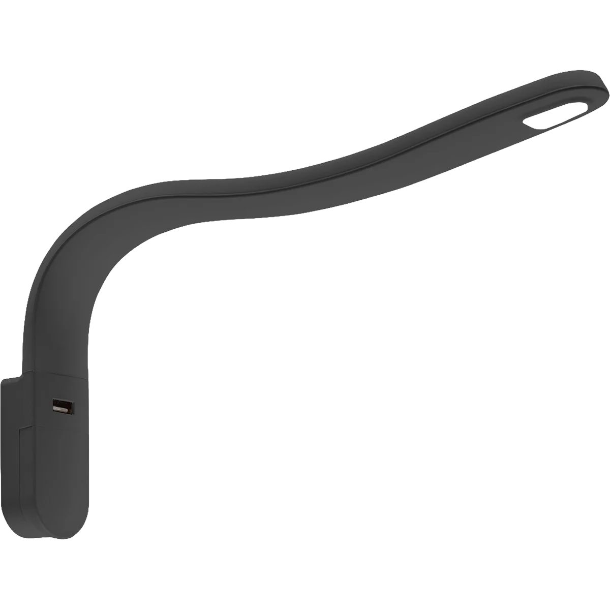 Fawo Black LED Swan S Light with USB (01637T80081)