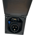 Fawo Grey 240v Flush Mains Inlet