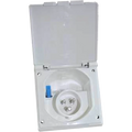 Fawo White 240v Flush Mains Inlet