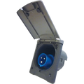 Fawo Grey Flush Mains Inlet with Magnetic Lock