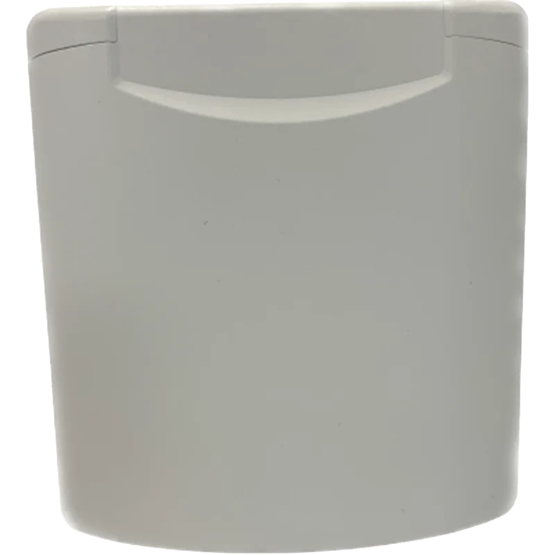 FAWO White 230v outlet UK socket with magnetic lock