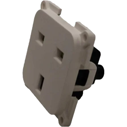 Fawo White 3 Pin Socket