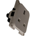 Fawo White 3 Pin Socket