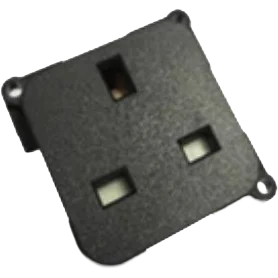 Fawo British Std Socket- Black 250V/13A