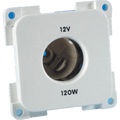 12 volt socket - white