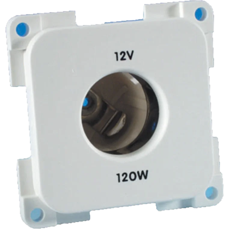 12 volt socket - white