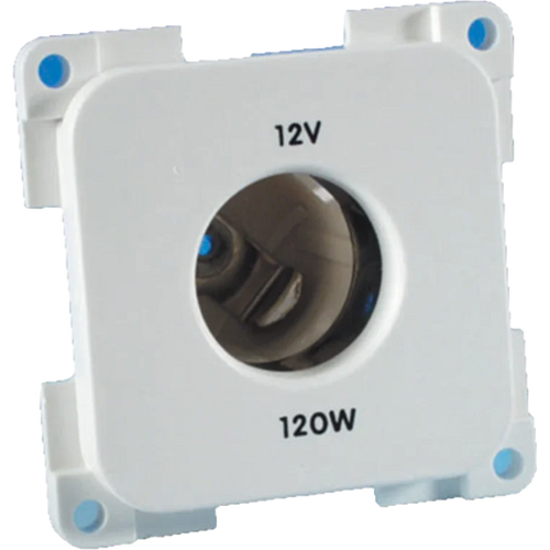 12 volt socket - white