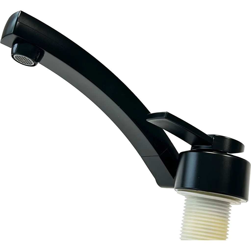 Dimatec Florenz Black Cold Water Tap With 350mm John Guest Tails 0182355.95JG