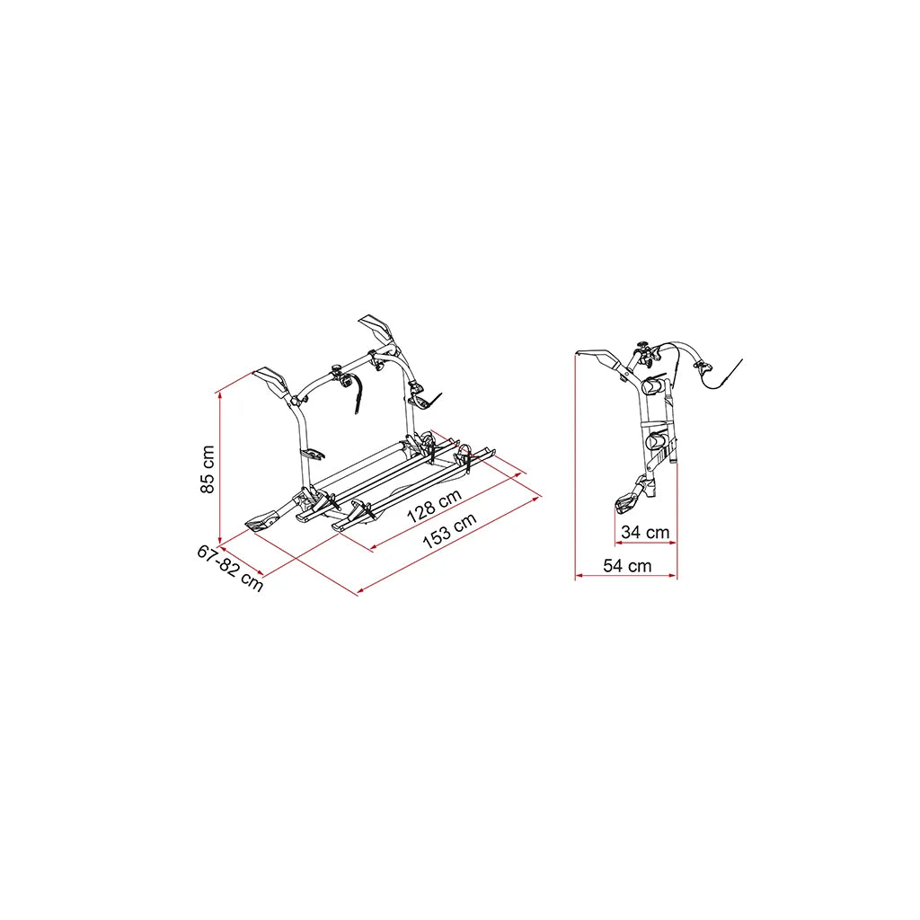 Fiamma Carry-Bike VW T6 Pro Assembled - DB