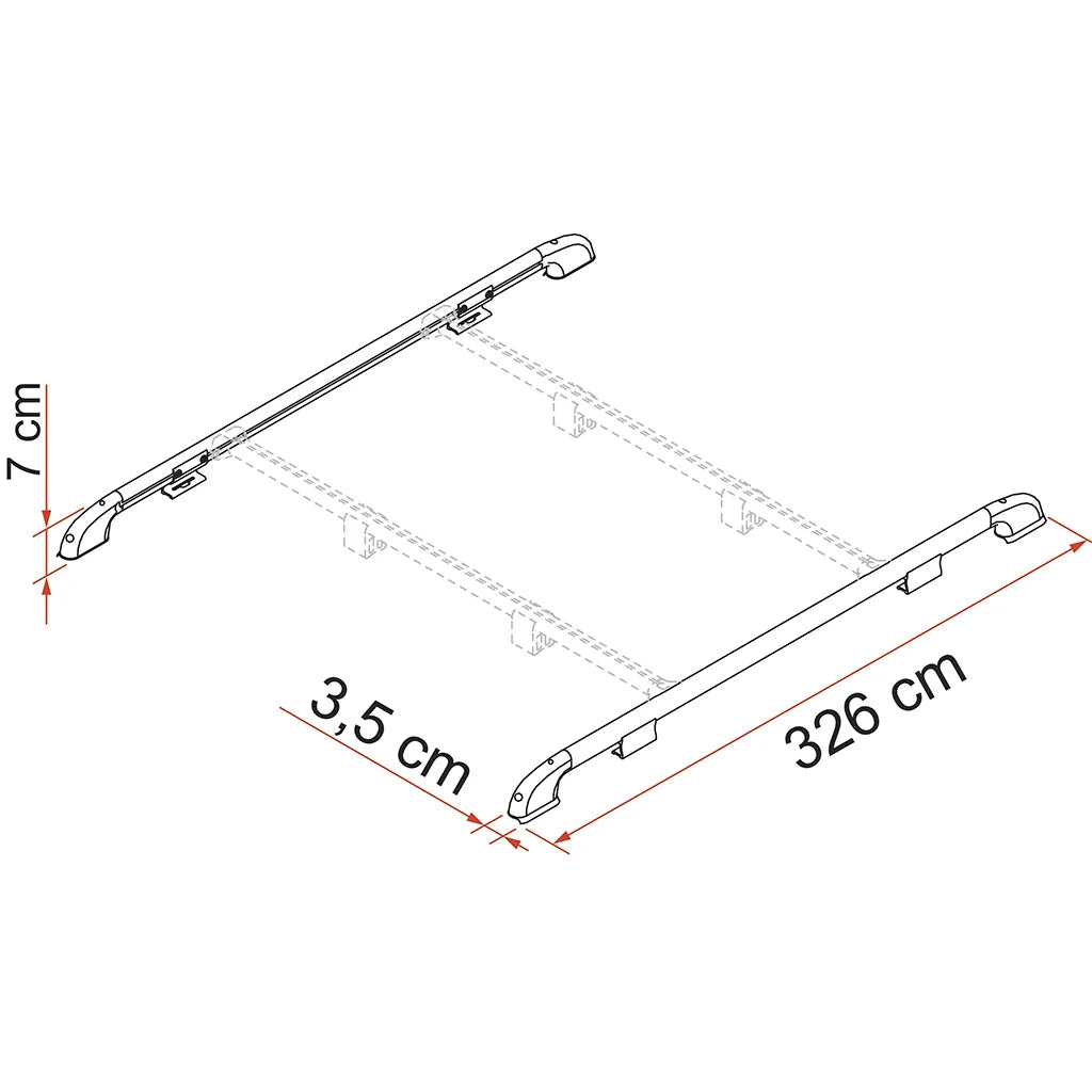 Fiamma Roof Rail