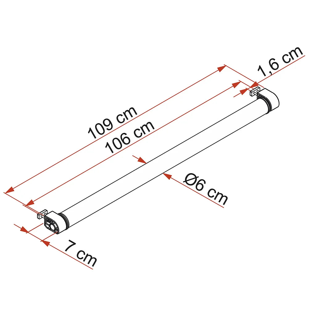 Fiamma Roller Roof Rail