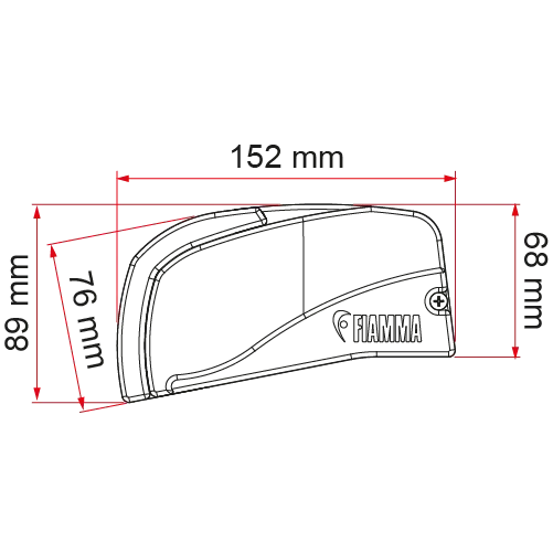 Fiamma F40 Van Deep Black 210 Royal Grey (07503Q01R)