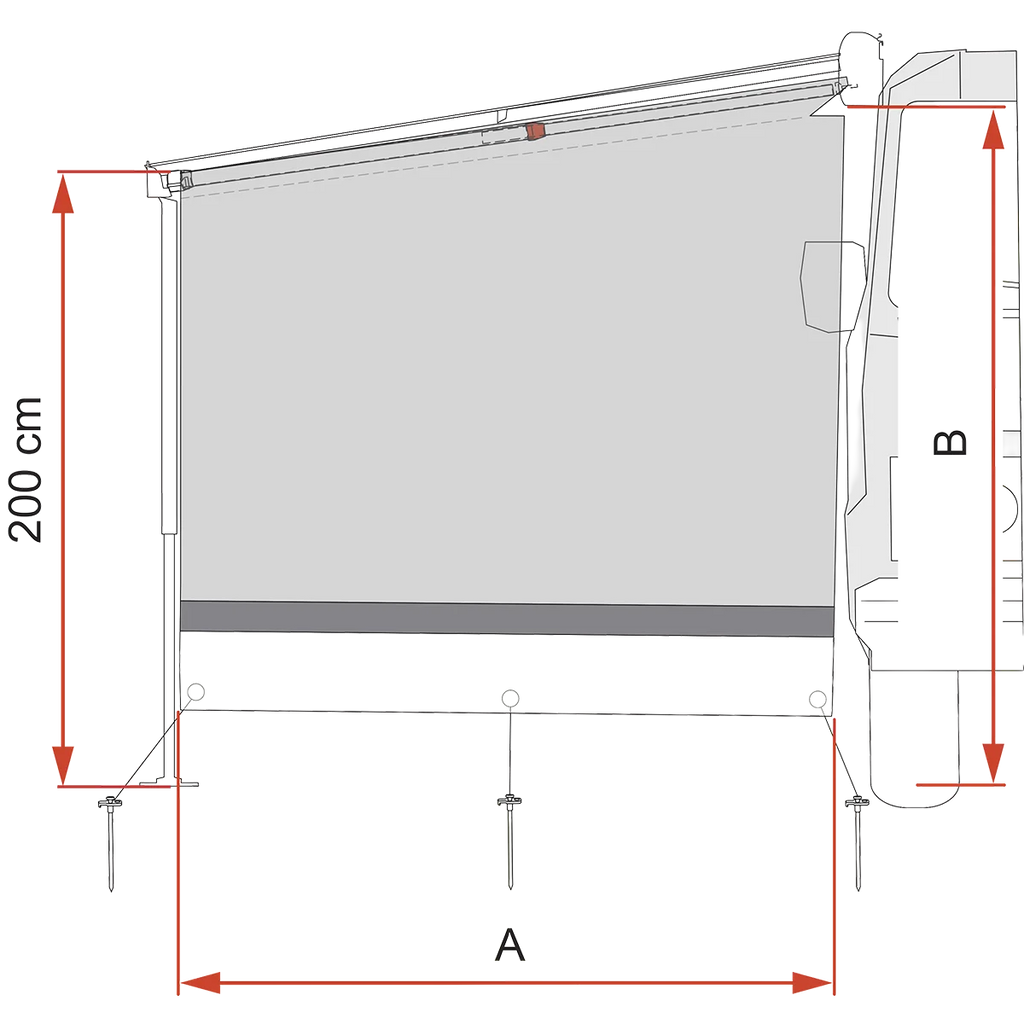 Fiamma Sun View Side Van F45