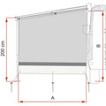 Fiamma Sun View Side Van F43 Ext.250
