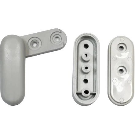 Remis Shower Door Turning Lock - Light Grey