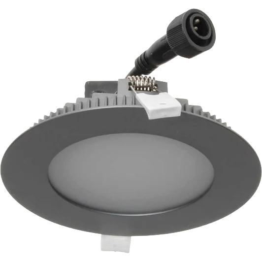 8W LED Panel Light Pewter 150mm 3 Core 11111MIR