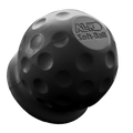 AL-KO SoftBall Towball Cover Single - Black 1310913