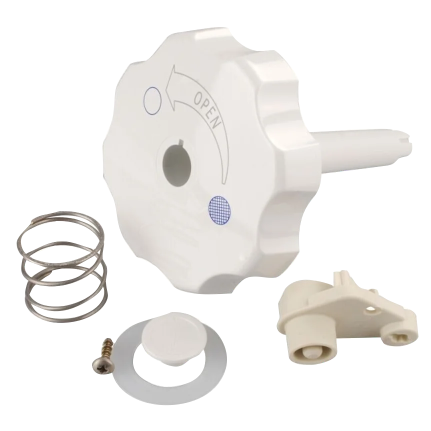 Thetford flush knob White - (C2,3,4 models)