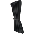 Ford Transit Custom Black SWB Tailgate Curtains 2012 - 2024