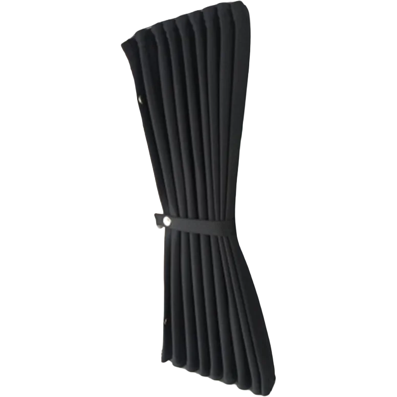 Ford Transit Custom Black SWB Tailgate Curtains 2012 - 2024