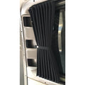 Ford Transit Custom Black LWB Barn Door Curtains 2012 - 2024