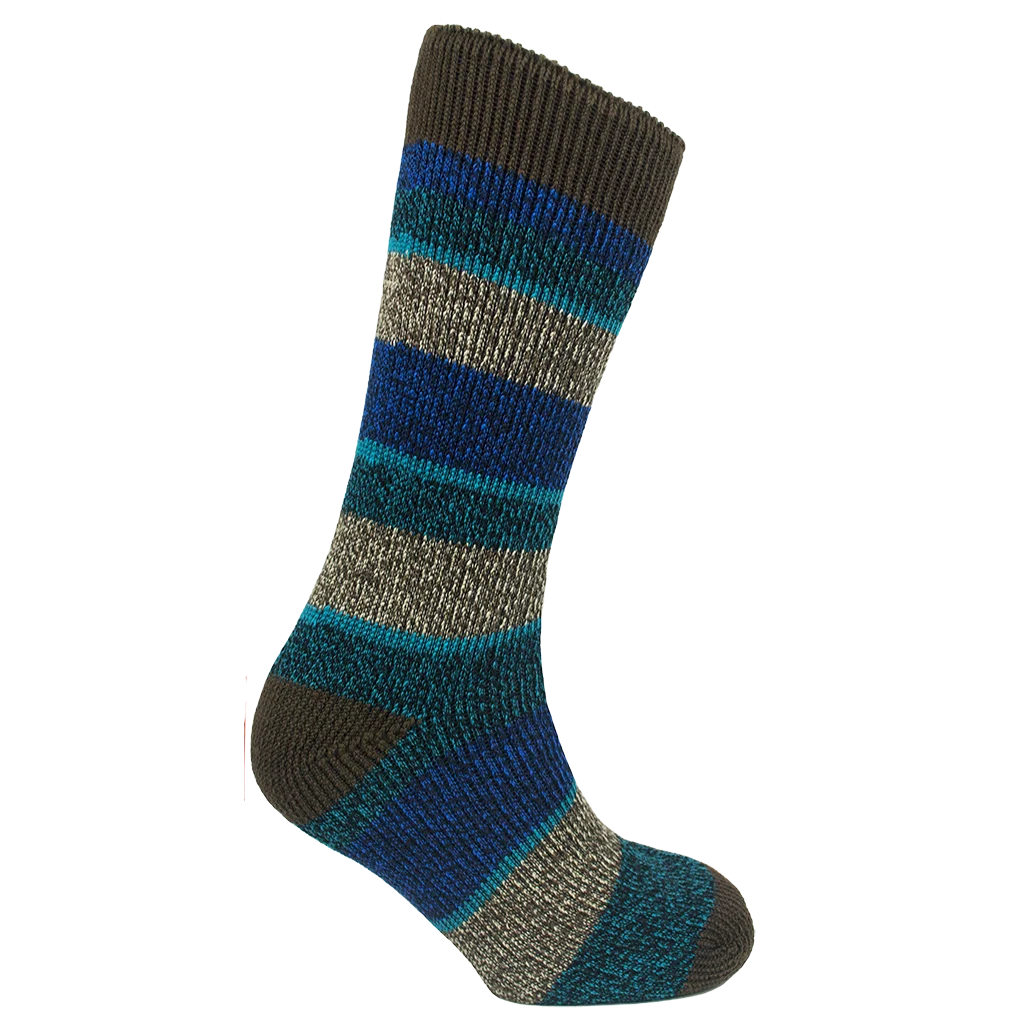Heat Machine Mens Tog 2.3 Thermal Socks Size 6-11 - Stripe 1760 - image 2