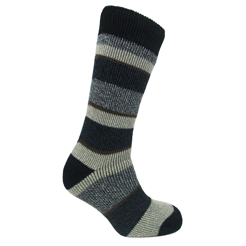 Heat Machine Mens Tog 2.3 Thermal Socks Size 6-11 - Stripe 1760 - image 3