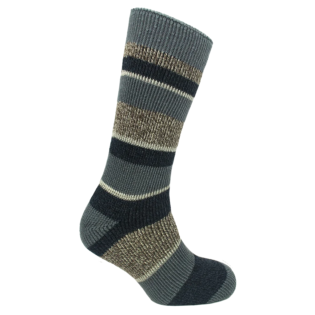 Heat Machine Mens Tog 2.3 Thermal Socks Size 6-11 - Stripe 1760 - image 4