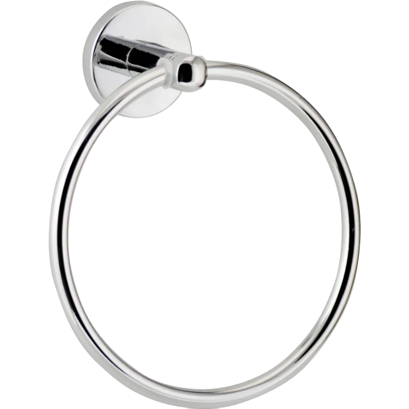 Luxury Round Towel Ring - Chrome 19421