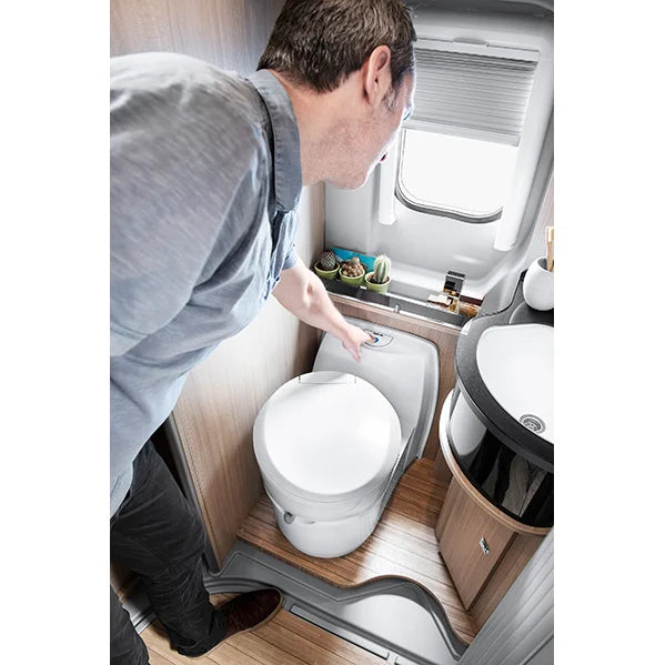 Thetford C220CS (C223CS) Electric Flush Cassette Toilet – Retail Pack (200868SP)