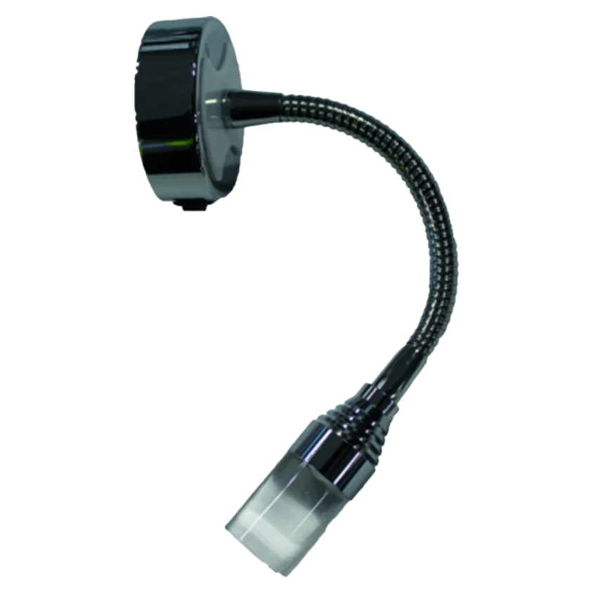Dimatec 12v 1w flexi switched reading light with dual colour