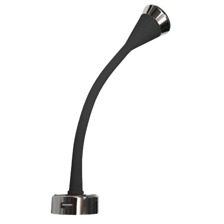 Dimatec Black Flexible Reading Light with USB