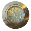 Dimatec Chrome Recessed LED Touch Spot Light Default on