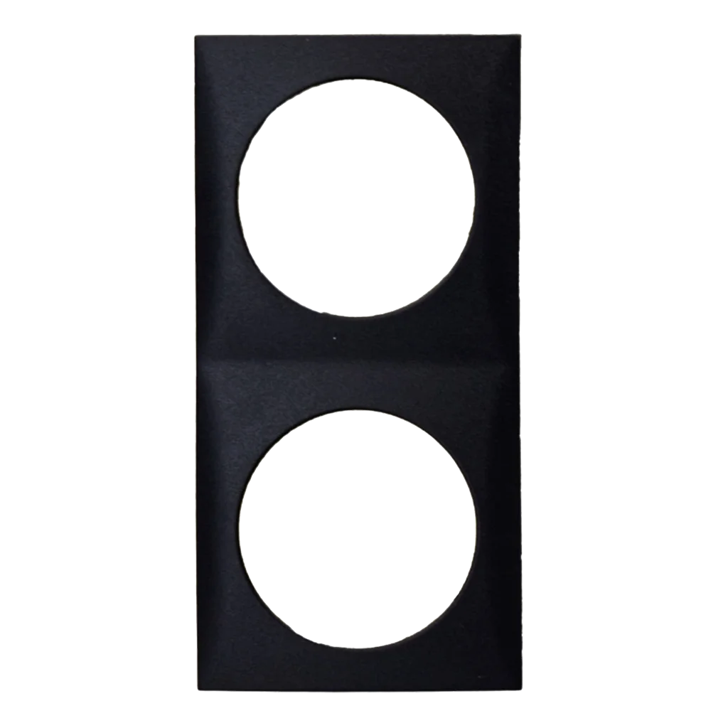 W4 Berker Flow Double Frame - Anthracite 21246A
