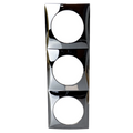 W4 Berker Flow Triple Frame Gloss - Chrome