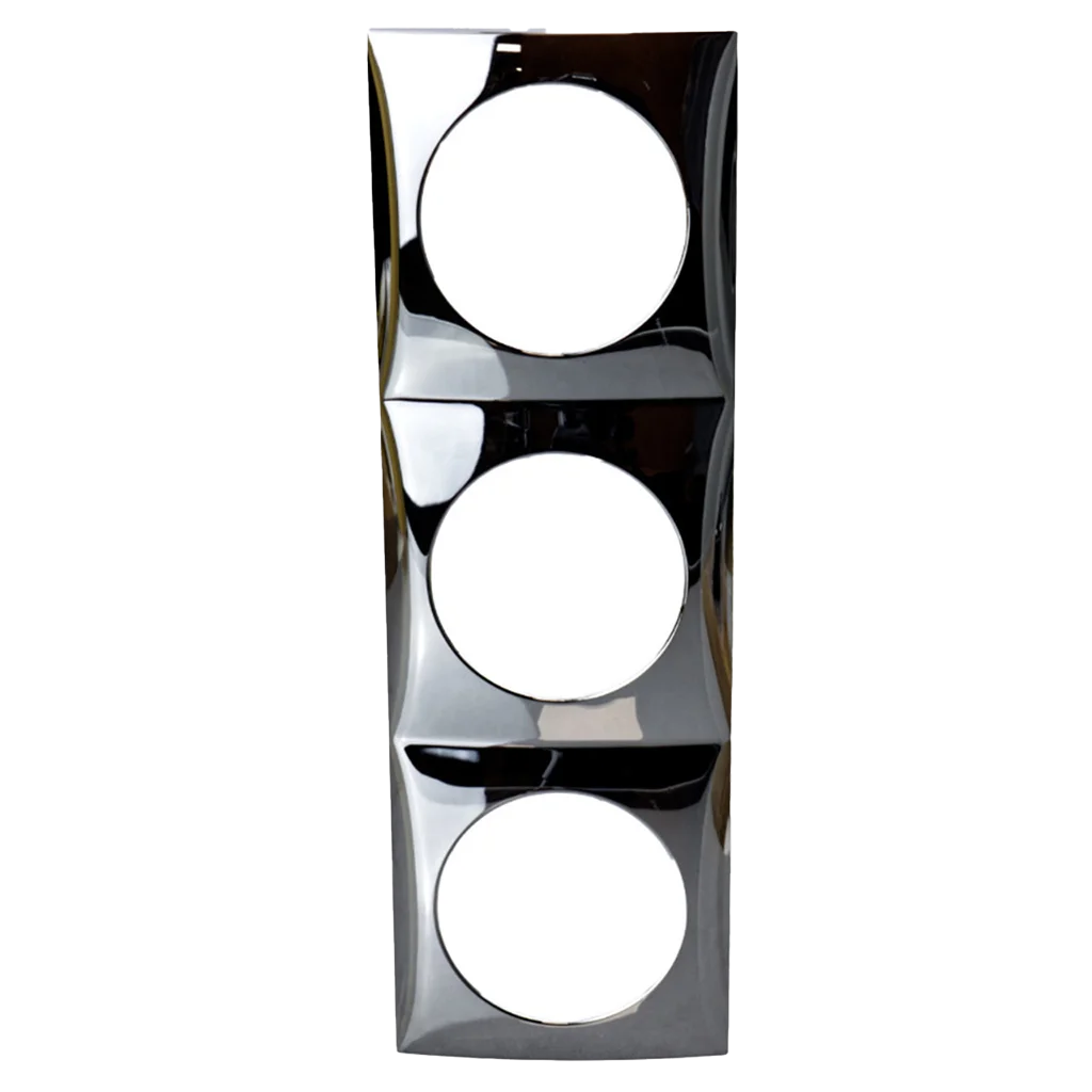 W4 Berker Flow Triple Frame Gloss - Chrome