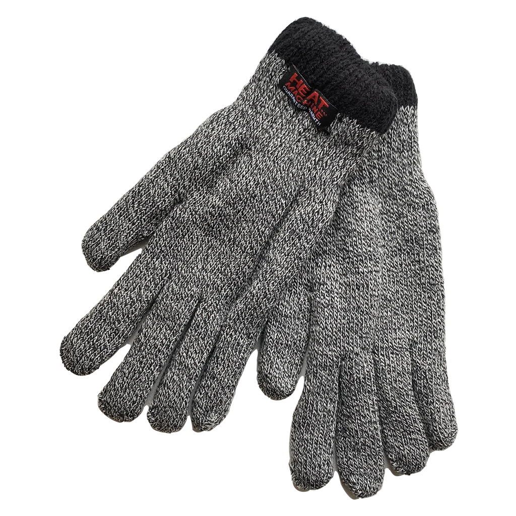 Heat Machine Mens Tog 1.8 Thermal Gloves One Size - Grey Marl 2142 - image 3