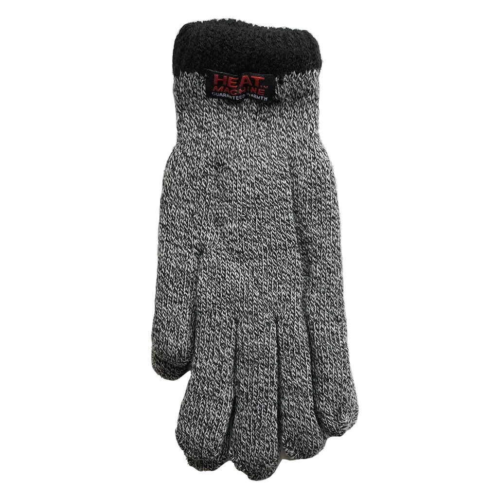 Heat Machine Mens Tog 1.8 Thermal Gloves One Size - Grey Marl 2142