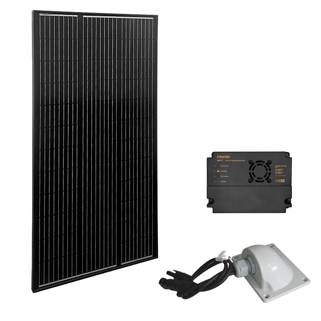 CBE 105W Solar Kit - Black