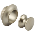 Hafele Matt Nickle 13mm Push button including rosette (10 pack)