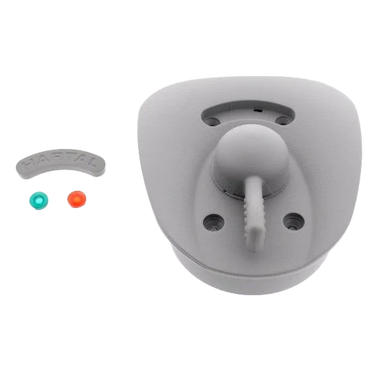 Hartal Left Hand Inner Lock, Grey, suits West Alloy
