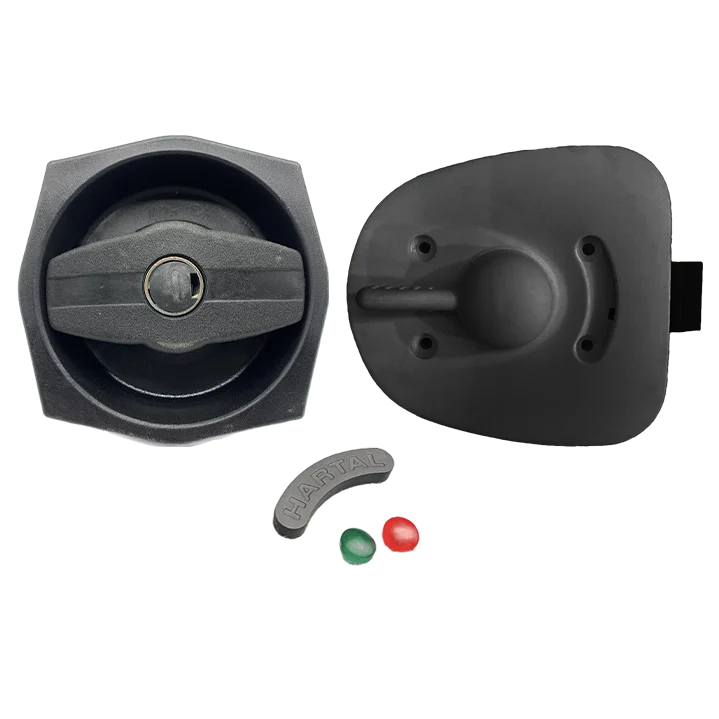 Hartal Left Hand Bar Grip Black Complete Lock suits West Alloy
