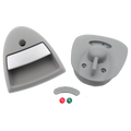 Hartal Triangle Right Hand Complete Lock, Grey, suits West Alloy