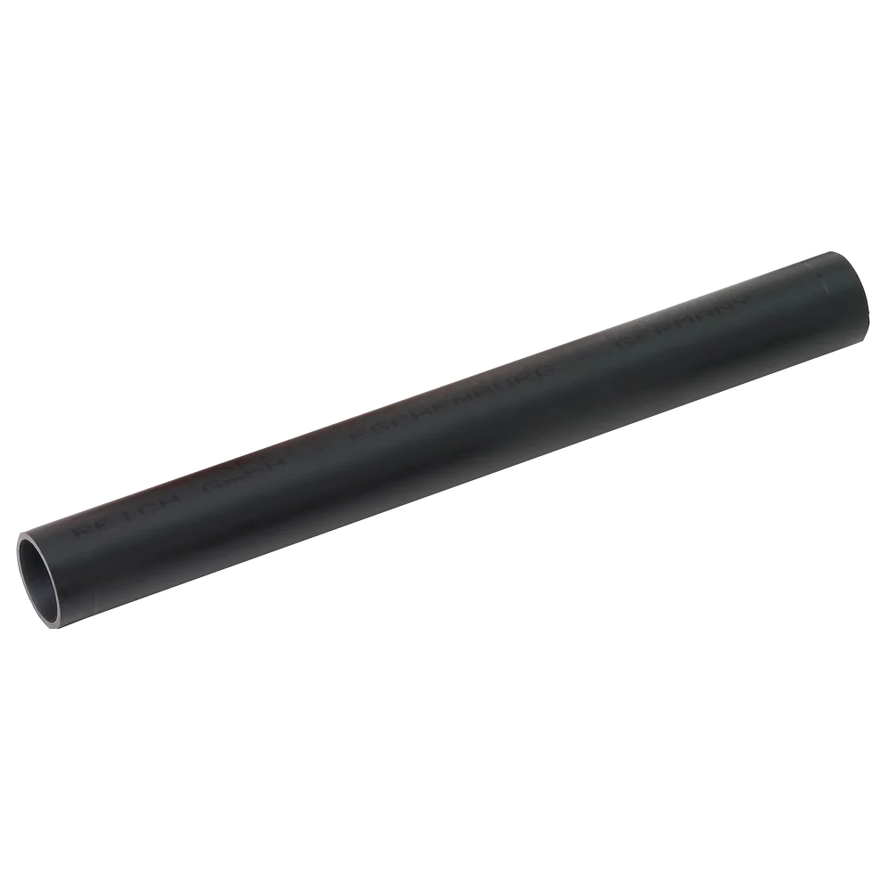 Reich Rigid Waste Water Pipe 28x1.5mm 1m Length 233-10291