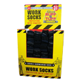 Ruff Tuff Mens Work Socks Size 6-11 Black (1 pack of 3) 2624