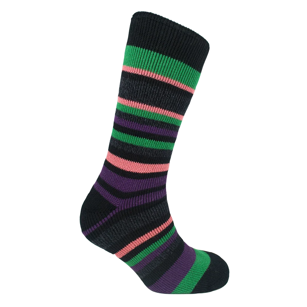 Heat Machine Ladies Tog 2.3 Thermal Socks Size 4-8 - Stripe 2628 - image 5